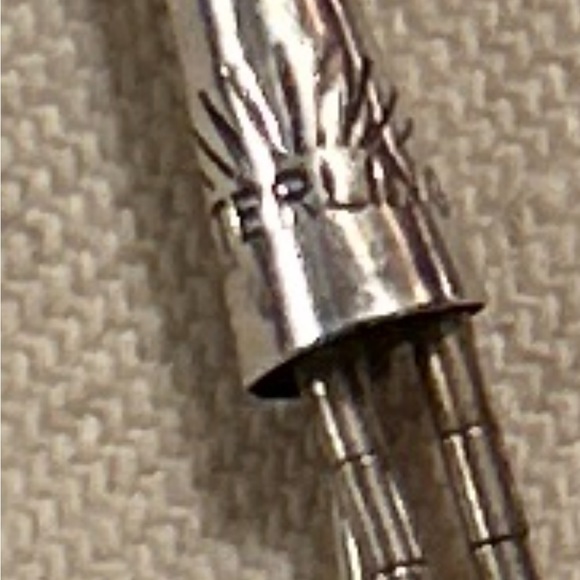 Sterling Silver & Turquoise Liquid Necklace - Picture 6 of 7